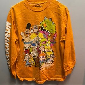 Nickelodeon characters long sleeve medium shirt